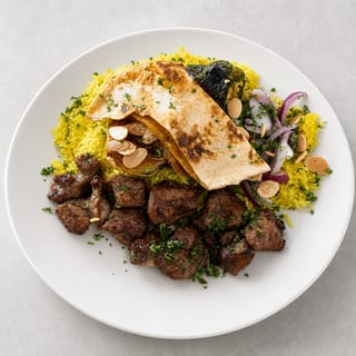 Lamb Kabob Platter